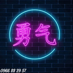 Uốn chữ Neon Sign Trung Quốc siêu đẹp