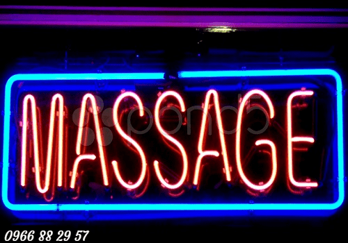 Bảng hiệu Nails Spa Massage Neon Sign đẹp