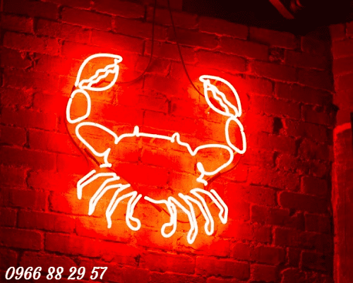 Đèn cho quán ăn hải sản Neon Sign nghệ thuật