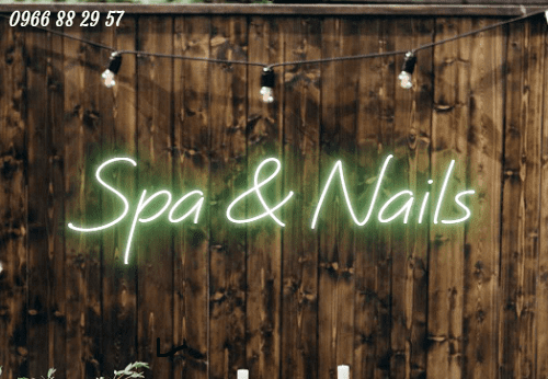 Mẫu chữ Neon Sign cho Spa siêu đẹp