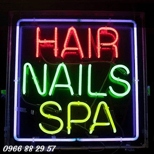 Mẫu chữ Neon Sign cho tiệm Nails đẹp