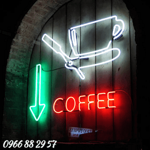 Uốn chữ Neon Sign quán Cafe siêu đẹp