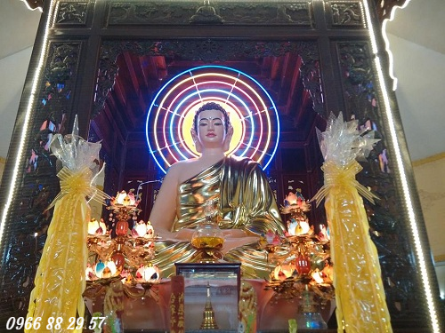 Bí kíp chọn đèn hào quang bàn thờ Phật chất lượng